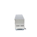 Masa refrigerata inox 2 10C, 4 usi sticla, cu roti