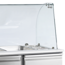 Masa refrigerata inox 2 usi SA 368 l detaliu Tefcold – masă frigorifică inox pentru bucătărie profesională restaurant și HoReCa