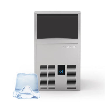 Masina cuburi de gheata 36 kg 24h., depozitare 12kg., cu Bloototh, WiFi Kit de picioare inclus Condens