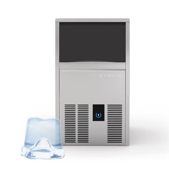 Masina cuburi de gheata 36 kg 24h., depozitare 12kg., cu Bloototh, WiFi Kit de picioare inclus Condens