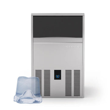 Masina cuburi de gheata 54 kg 24h., depozitare 22kg., cu Bloototh, WiFi Kit de picioare inclus Condens