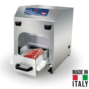 Masina de fragezit carne, automata, cu 217 microlame, inaltime max. carne 80 mm, 0.37 kW, 220 V