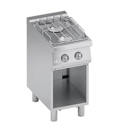 Masina de gatit cu 2 arzatoare, baza deschisa, 10 kW