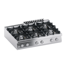 Masina de gatit Aragaz cu 6 focuri - PERFORMANCE LINE, 48 kW