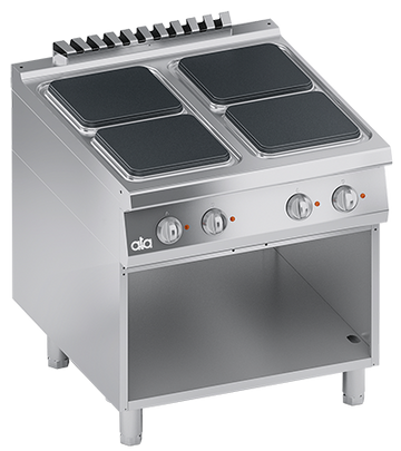 Masina de gatit electrica cu 4 plite, cu baza deschisa, 16 kW