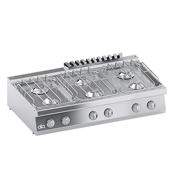 Masina de gatit model model de banc cu 6 arzatoare, 30 kW