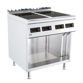Masina de gatit electrica cu 4 plite inductie, 14 kW Latime mm 800 Adancime mm