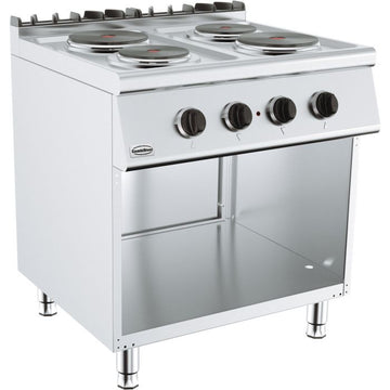 Masina de gatit electrica cu 4 plite rotunde, 8.20 kW Diametru plita 2x 180 2x