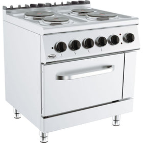 Masina de gatit electrica cu 4 plite rotunde, cuptor electric Diametru plita 2x 180 2x