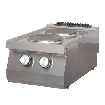 Masina de gatit cu 2 plite rotunde Maxima, alimentare electrica 380V, 5,2 kW