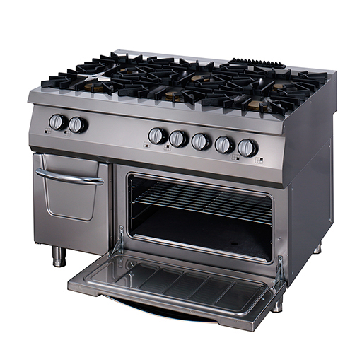 Masina de gatit cu 6 arzatoare, cu cuptor electric, 90cm, 6kW