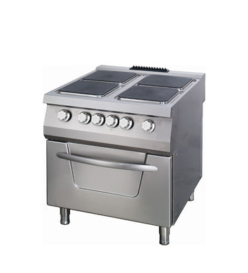 Masina de gatit electrica cu 4 plite, cu cuptor electric, 90cm, 22kW