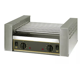 Masina de prajit carnati, hot-dog cu 9 cilindri, 1,1 kw, 230v, capacitate comerciala pentru unitati de alimentatie publica