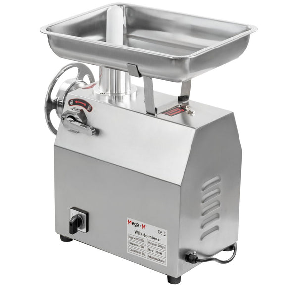 Masina tocat carne 250 kgora, 1,1kW, 230V, functie reverse
