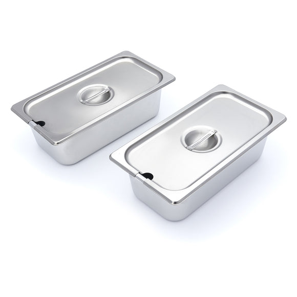 Masina de topit ciocolata cu 2 cuve GN 16, H 10cm (2x2,4 Litri)