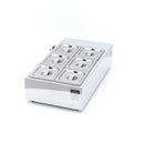 Masina de topit ciocolata cu 6 cuve GN 16, H 10cm (6x2,4 Litri)