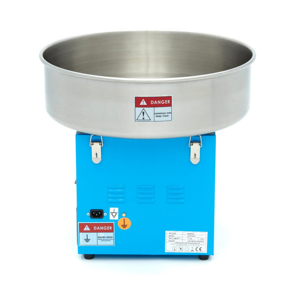 Masina de vata de zahar bol Ø 52 cm, albastru, 1 kW Masina de vata de zahar