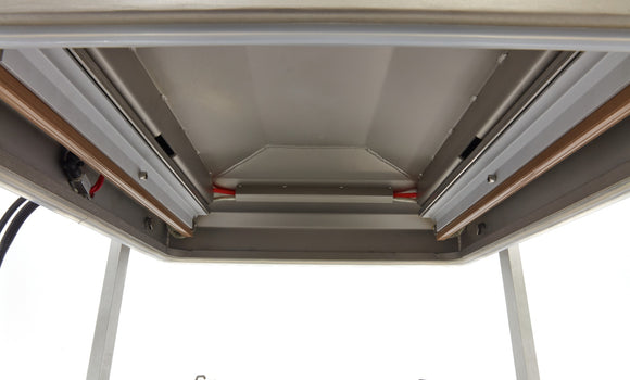 Masina de vidat cu camera dubla de vidare 76x60xH16 cm, latima max. lipire 60 cm Cand lucrezi in industria de