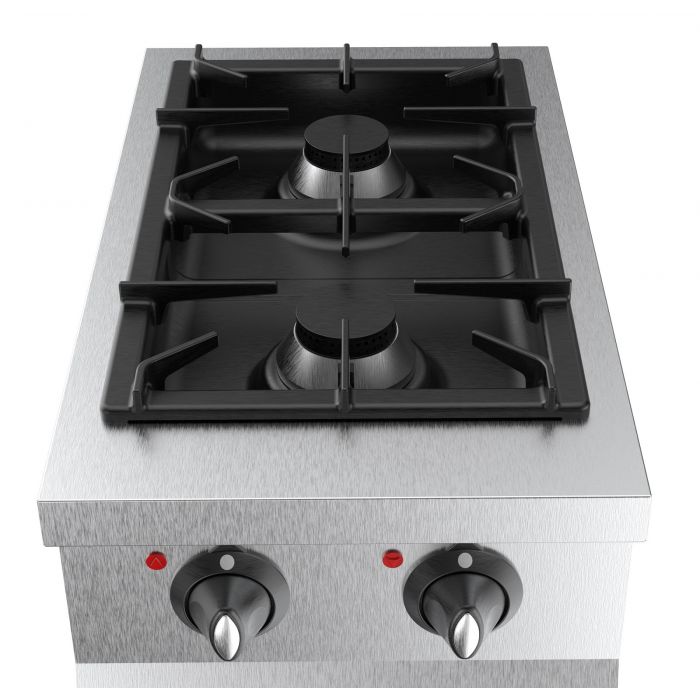 Masina de gatit cu 2 ochiuri, 2 x 6,5 kW, baza deschisa