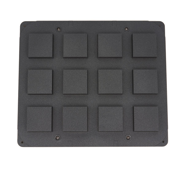 Matrita pentru tarte - 12 cavitati patrate, 7262 mm