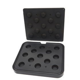Matrita pentru tarte - 13 cavitati ondulate, Ø3027 mm