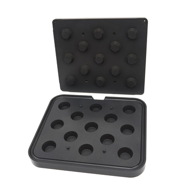 Matrita pentru tarte - 13 cavitati ondulate, Ø3027 mm