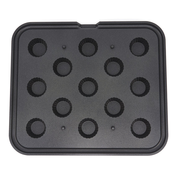 Matrita pentru tarte - 13 cavitati ondulate, Ø3027 mm