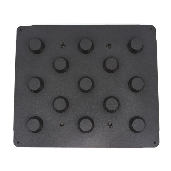 Matrita pentru tarte - 13 cavitati ondulate, Ø3027 mm