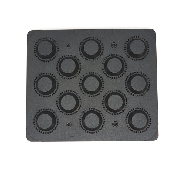Matrita pentru tarte - 13 cavitati rotunde, 6943 mm