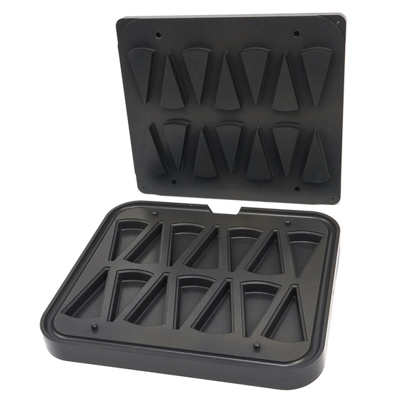 Matrita pentru tarte - 14 cavitati forma felie de placinte