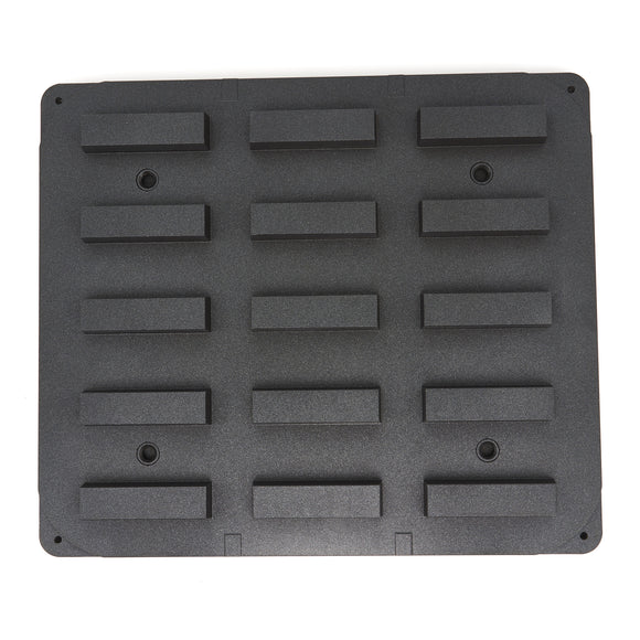 Matrita pentru tarte - 15 cavitati dreptunghiulare, 90x3085x26 mm