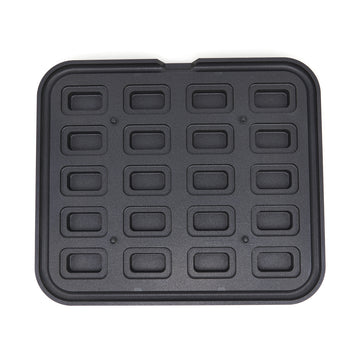 Matrita pentru tarte - 20 cavitati dreptunghiulare, 64x4145x22 mm