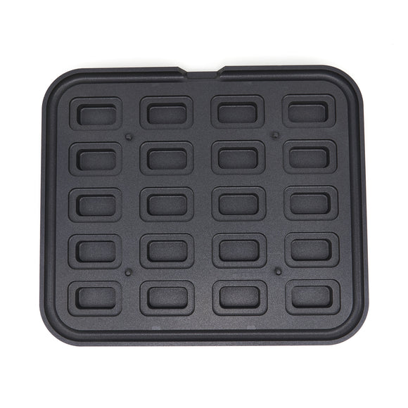 Matrita pentru tarte - 20 cavitati dreptunghiulare, 64x4145x22 mm
