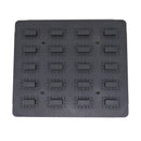 Matrita pentru tarte - 20 cavitati dreptunghiulare, 64x4145x22 mm