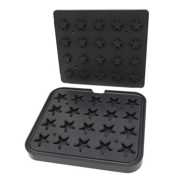Matrita pentru tarte - 20 cavitati forma stea, 46x62x18 mm