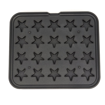 Matrita pentru tarte - 20 cavitati forma stea, 46x62x18 mm