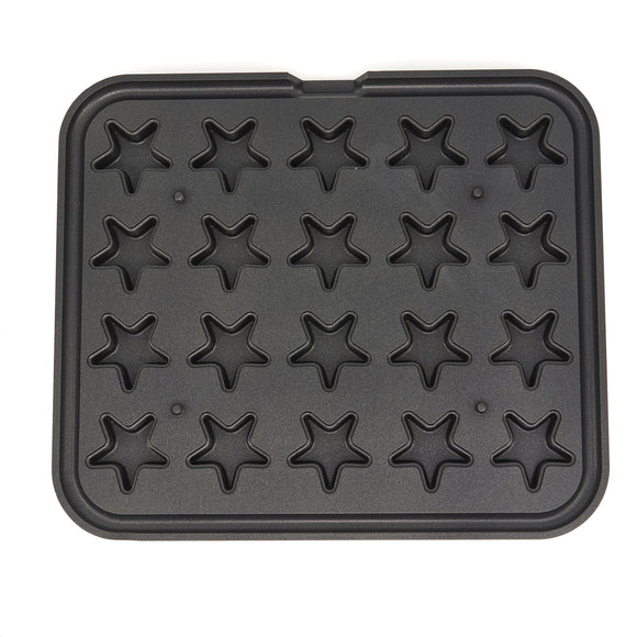Matrita pentru tarte - 20 cavitati forma stea, 46x62x18 mm