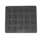 Matrita pentru tarte - 20 cavitati forma stea, 46x62x18 mm