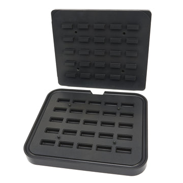 Matrita pentru tarte - 25 cavitati dreptunghiulare, 50x2342x17 mm