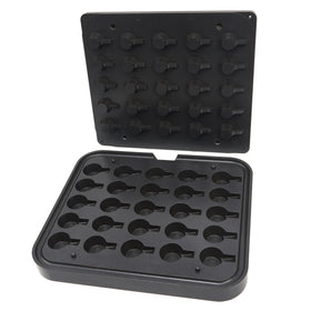 Matrita pentru tarte - 25 cavitati forma cupa