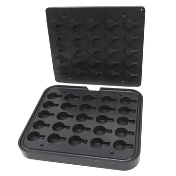Matrita pentru tarte - 25 cavitati forma cupa