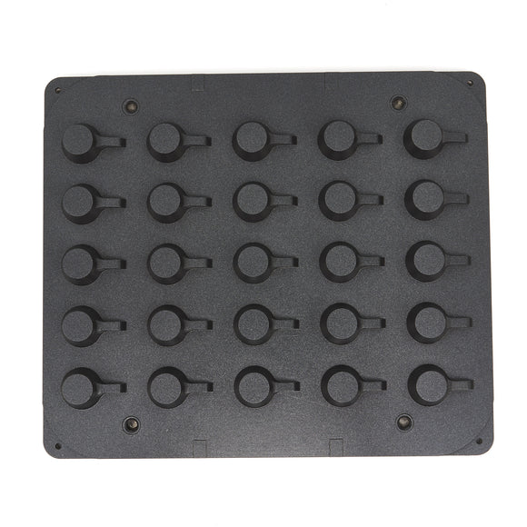 Matrita pentru tarte - 25 cavitati forma cupa