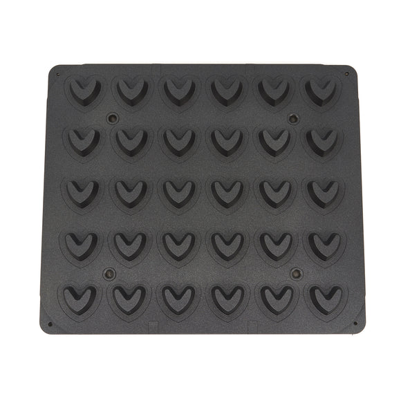 Matrita pentru tarte - 30 cavitati forma inima