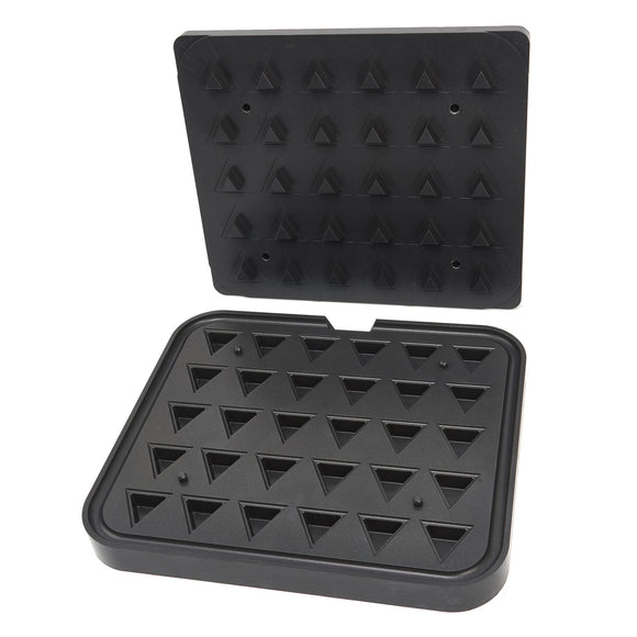 Matrita pentru tarte - 30 cavitati forma triunghi