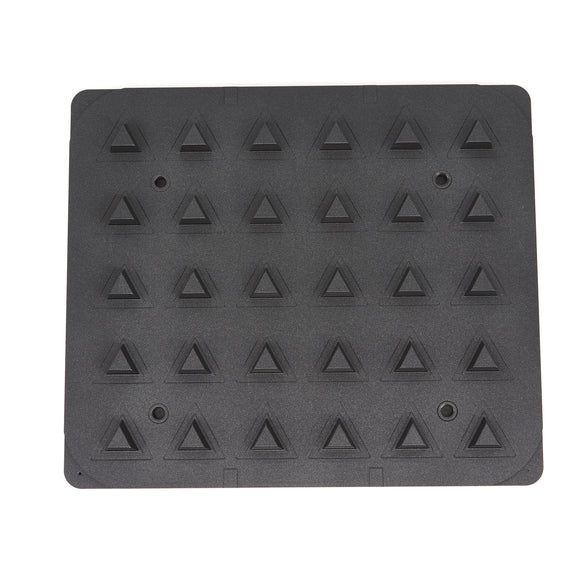 Matrita pentru tarte - 30 cavitati forma triunghi