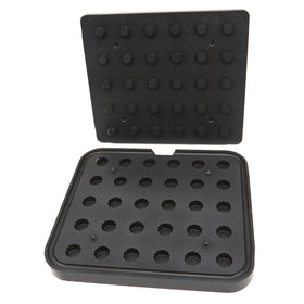 Matrita pentru tarte - 30 cavitati ondulate, Ø3027 mm