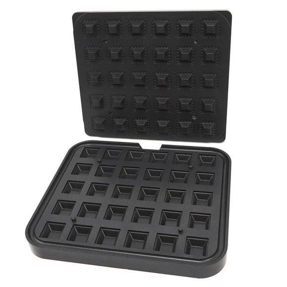 Matrita pentru tarte - 30 cavitati patrate, 4123 mm