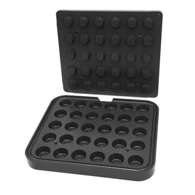 Matrita pentru tarte - 30 cavitati rotunde, 4432 mm