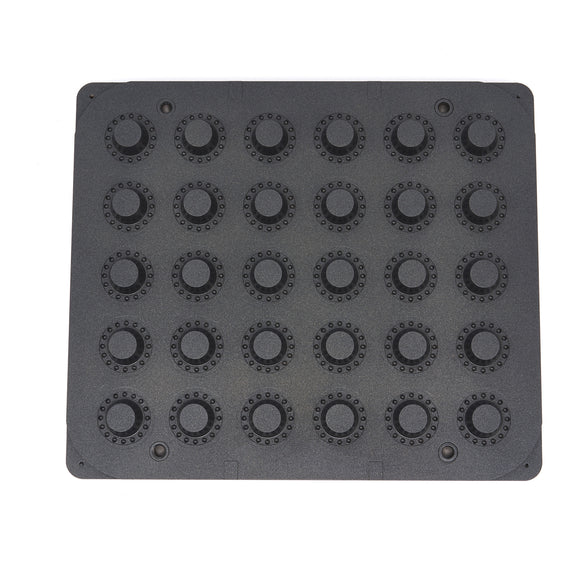 Matrita pentru tarte - 30 cavitati rotunde, 4729 mm