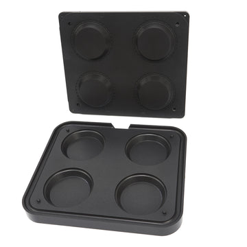 Matrita pentru tarte - 4 cavitati rotunde, 124100 mm